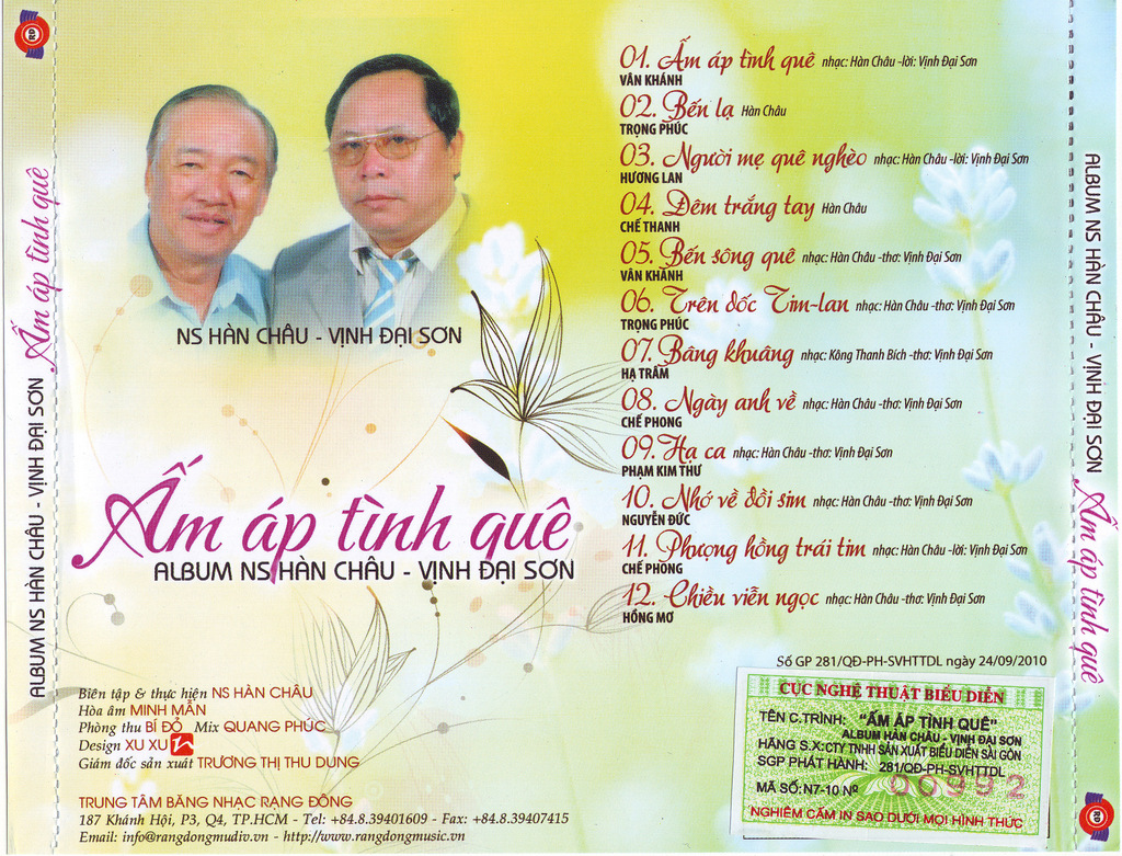 Rạng Đông CD - Ấm Áp Tình Quê