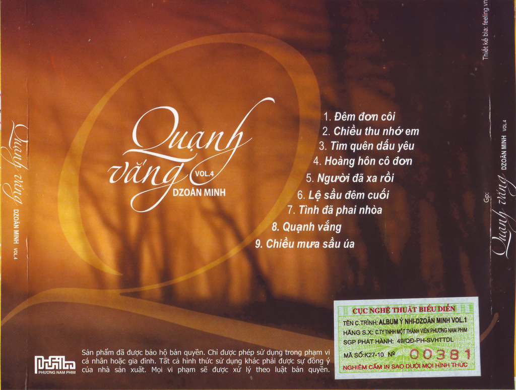 Phương Nam CD - Quạnh Vắng