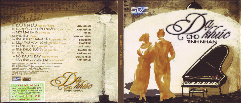 Vafaco CD - Dạ Khúc Cho Tình Nhân