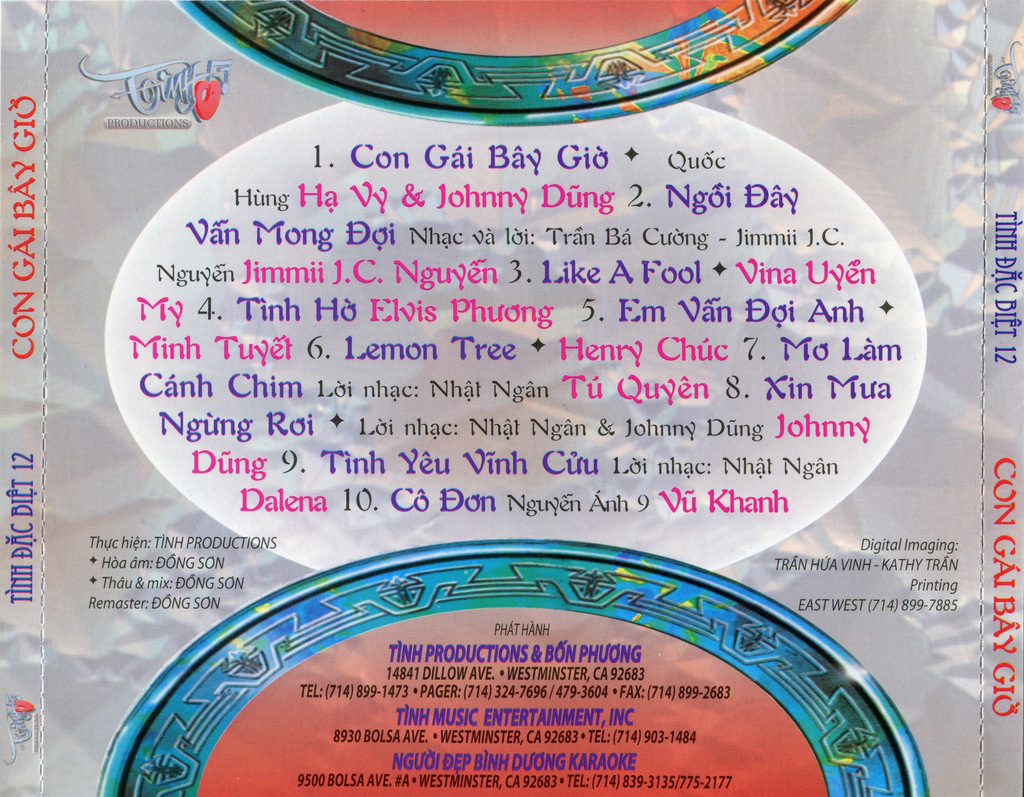 Tình Đặc Biệt CD12 - Con Gái Bây Giờ