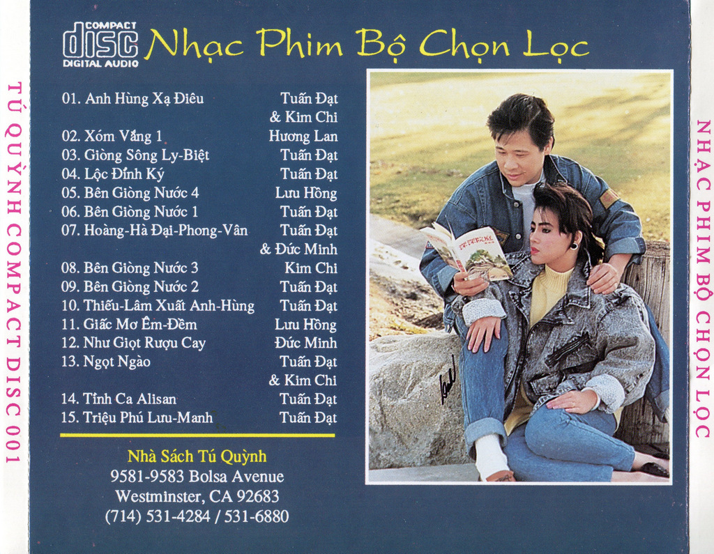 Tú Quỳnh CD001 - Nhạc Phim Bộ Chọn Lọc