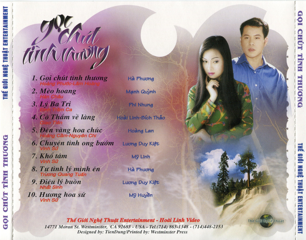 Thế Giới Nghệ Thuật CD - Gọi Chút Tình Thương