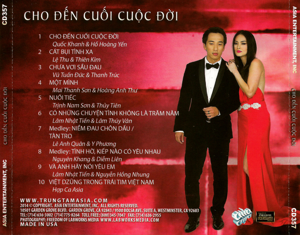Asia CD357 - Cho Đến Cuối Cuộc Đời
