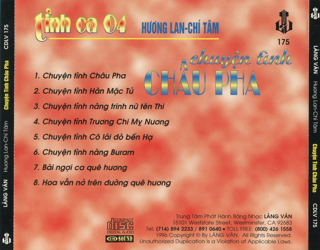 Làng Văn CD 175 - Chuyện Tình Châu Pha