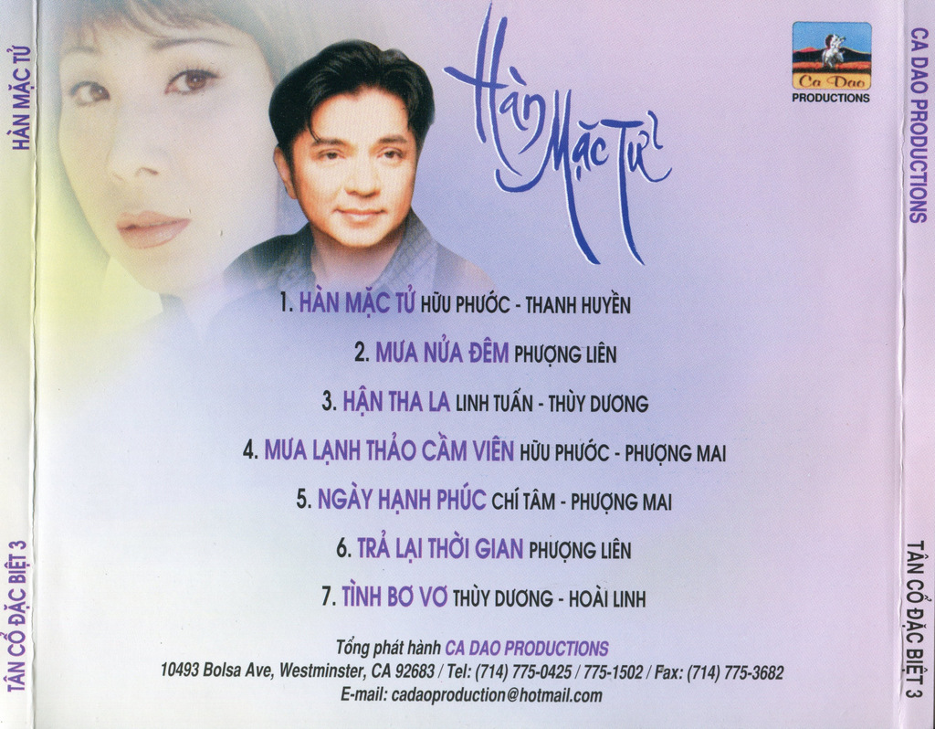 Ca Dao CD - Hàn Mặc Tử