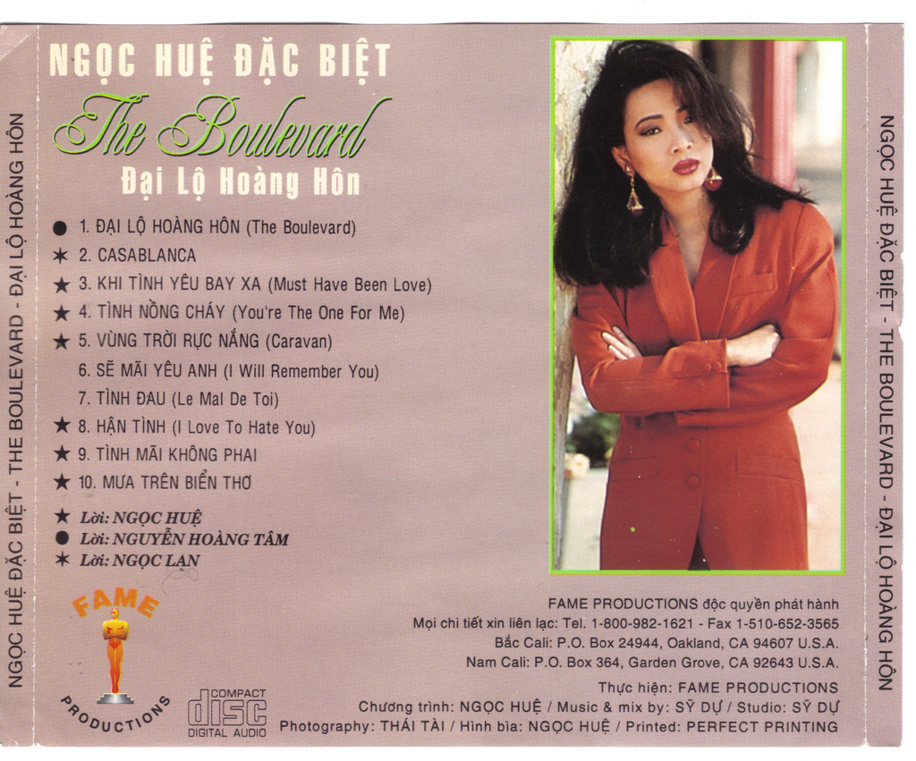 Fame Productions CD01 - Đại Lộ Hoàng Hôn
