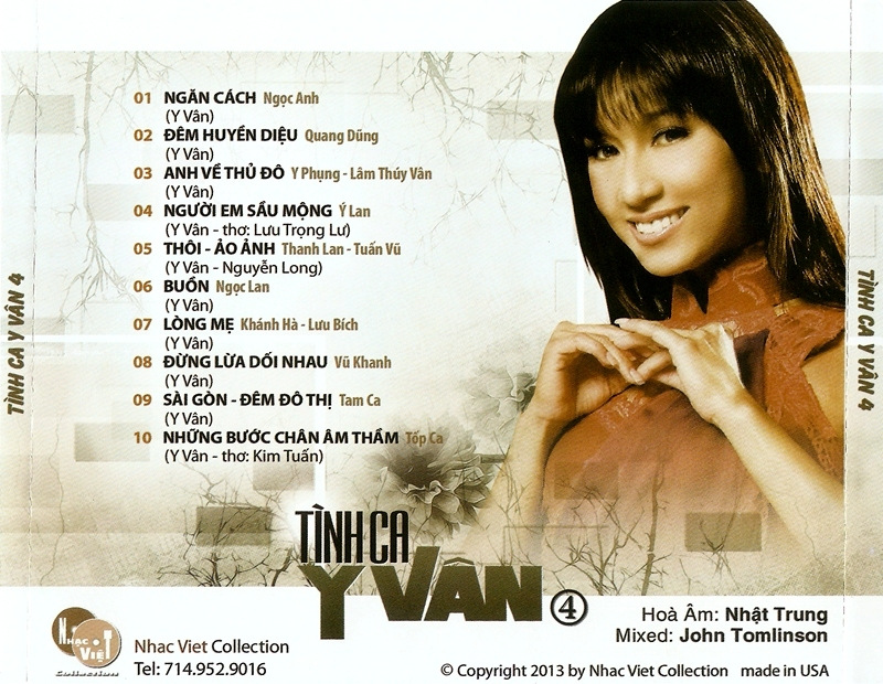 Nhạc Việt CD - Tình Ca Y Vân 4