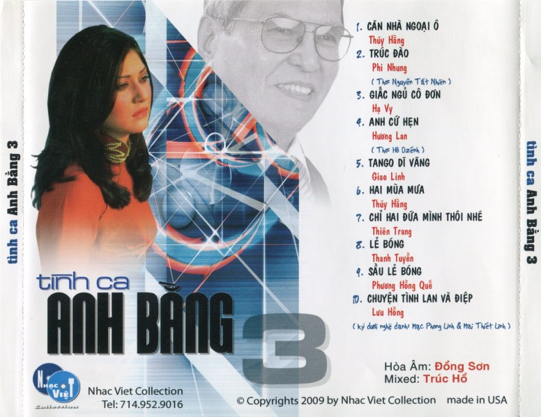 Nhạc Việt CD - Tình Ca Anh Bằng 3