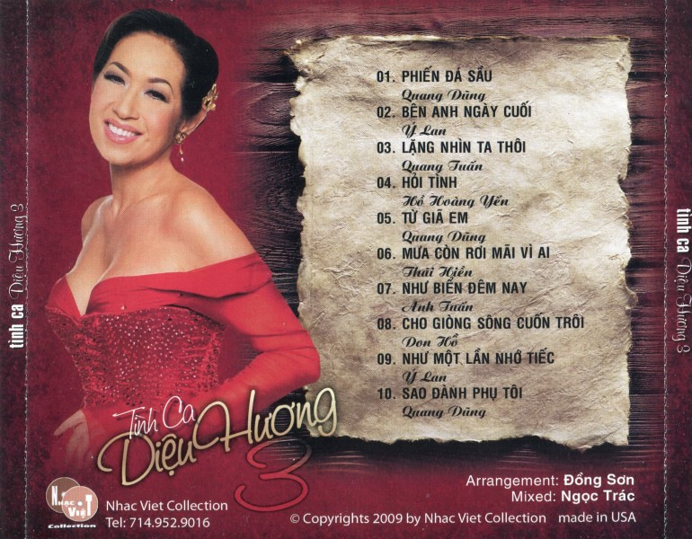 Nhạc Việt CD - Tình Ca Diệu Hương 3