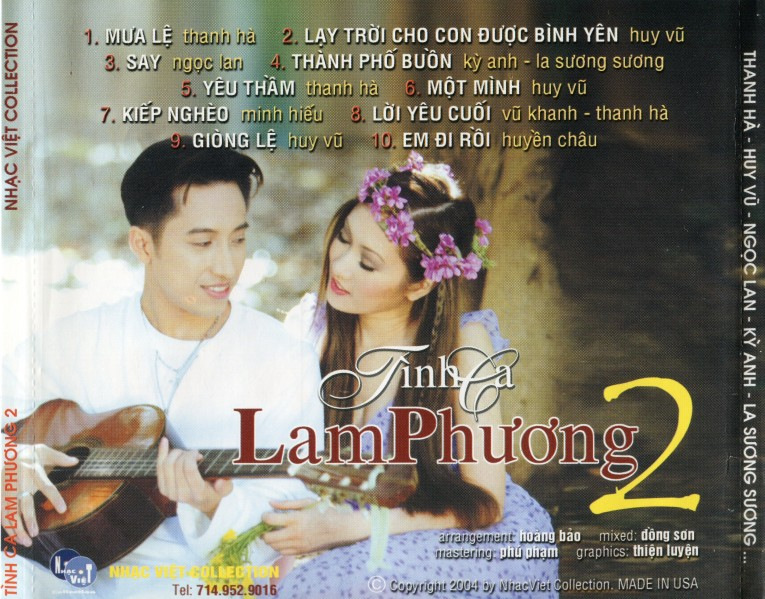 Nhạc Việt CD - Tình Ca Lam Phương 2