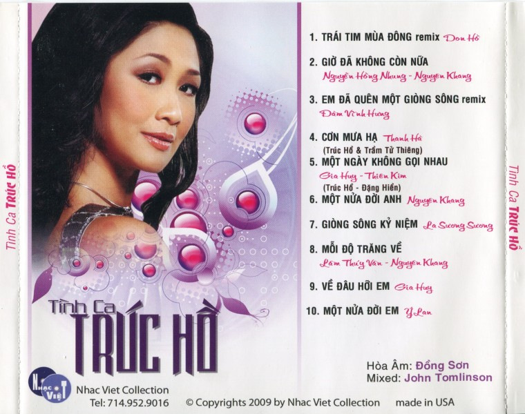 Nhạc Việt CD - Tình Ca Trúc Hồ