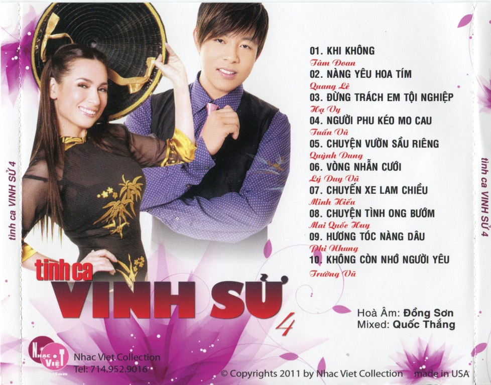 Nhạc Việt CD - Tình Ca Vinh Sử 4
