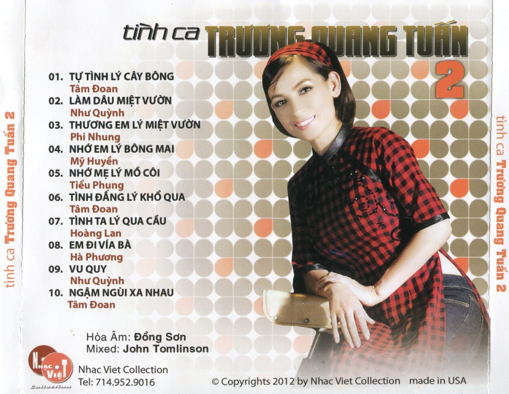 Nhạc Việt CD - Tình Ca Trương Quang Tuấn 2