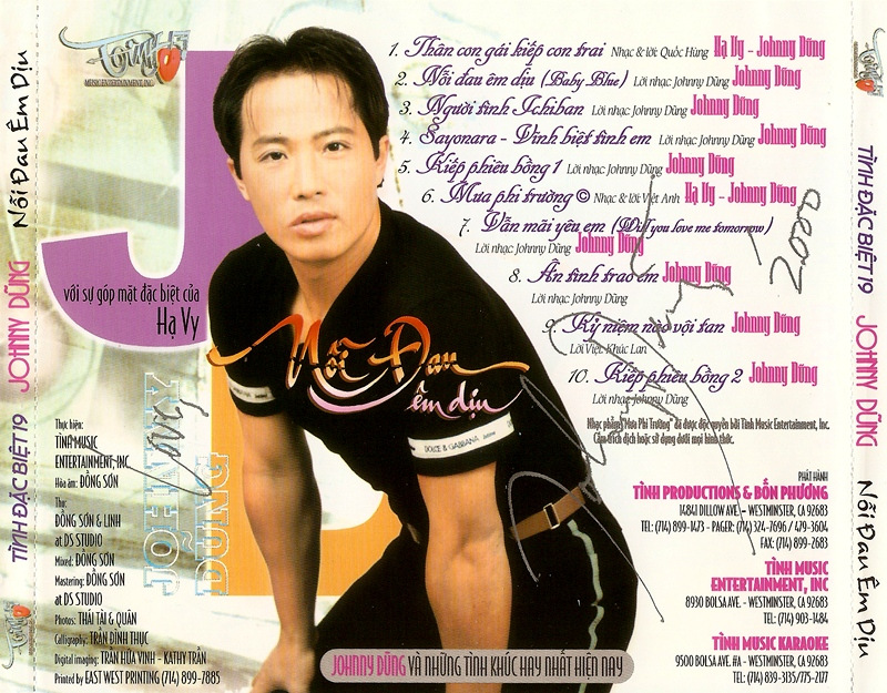 Tình Đặc Biệt CD 019 - Nỗi Đau Êm Dịu