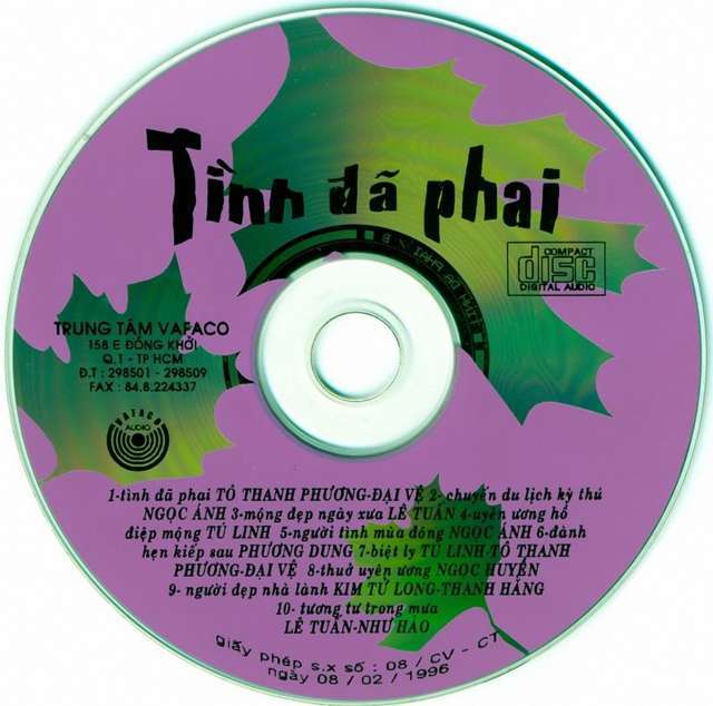 Vafaco CD - Tình Đã Phai