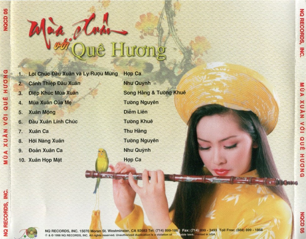 Như Quỳnh CD 005 - Mùa Xuân Với Quê Hương