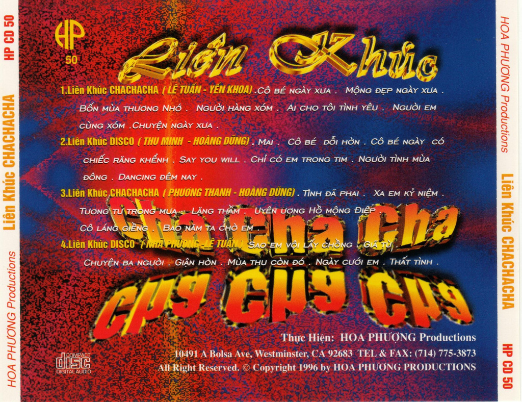 Hoa Phượng CD - Liên Khúc ChaChaCha & Disco