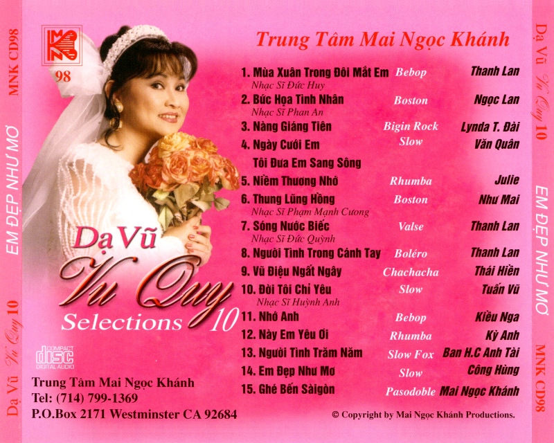 Mai Ngọc Khánh CD 098 - Em Đẹp Như Mơ