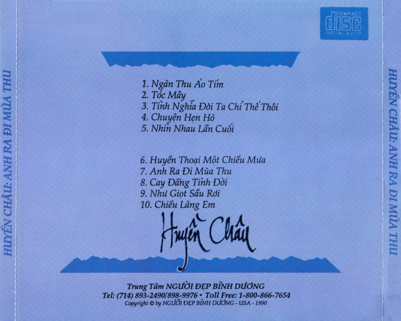 Người Đẹp Bình Dương CD 008 - Anh Ra Đi Mùa Thu