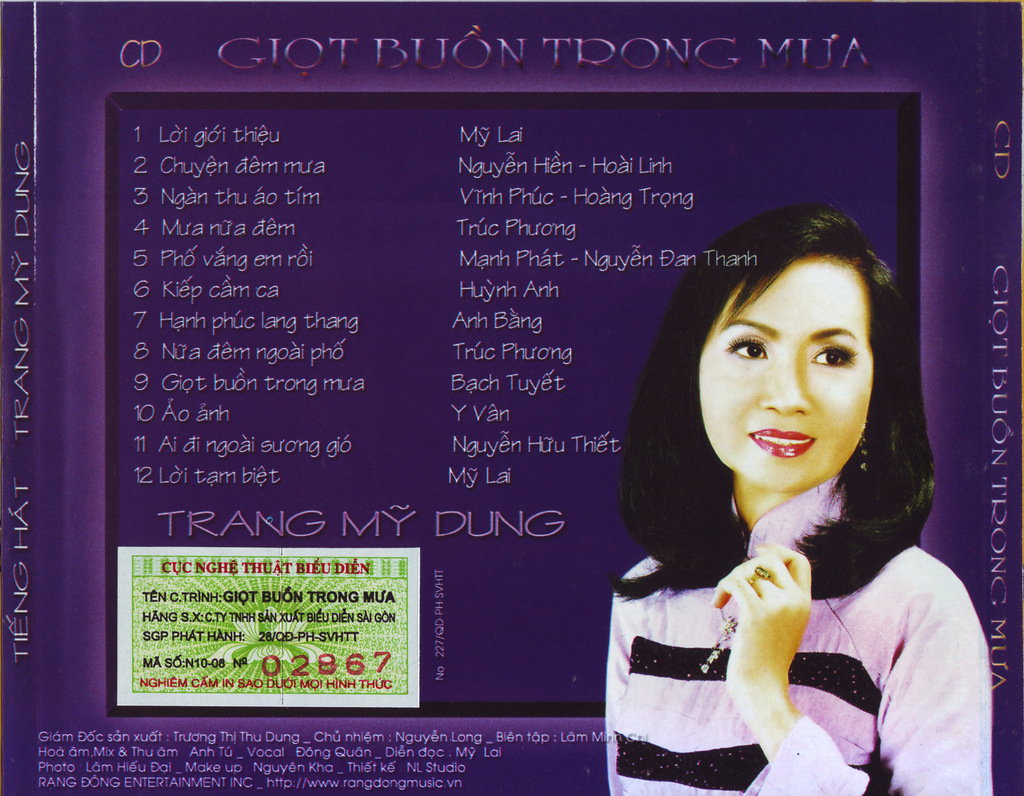 Rạng Đông Music - Giọt Buồn Trong Mưa