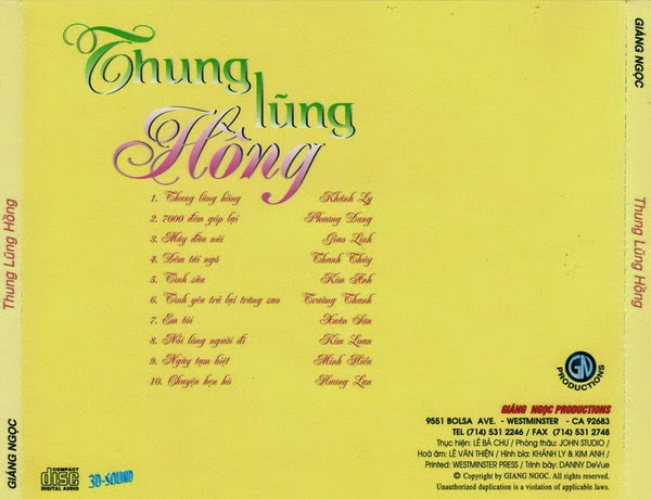Giáng Ngọc CD - Thung Lũng Hồng