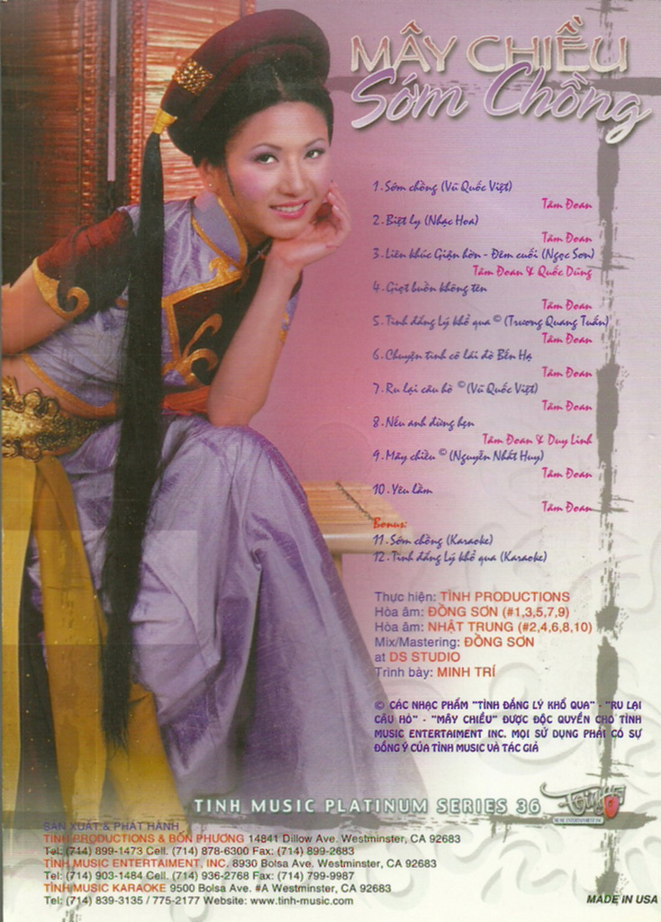 Tình CD 036 - Mây Chiều, Sớm Chồng
