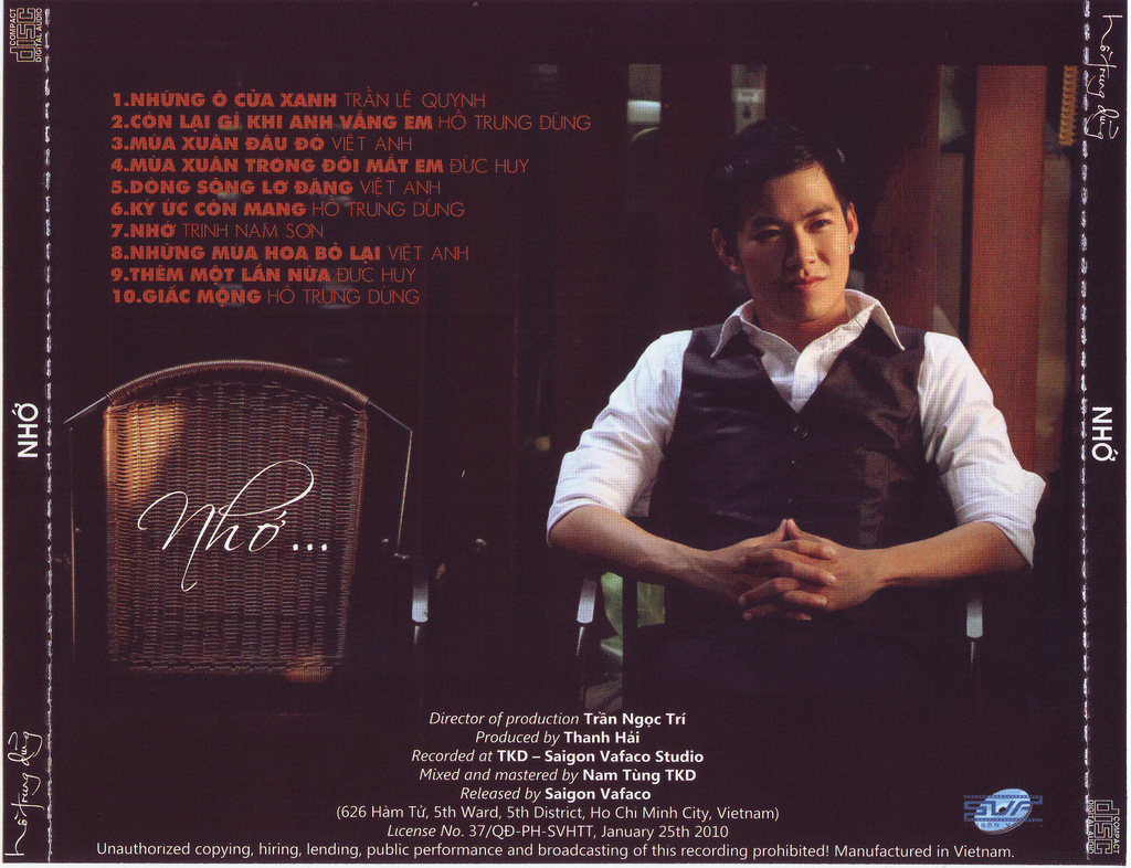 Vafaco CD - Hồ Trung Dũng - Nhớ...