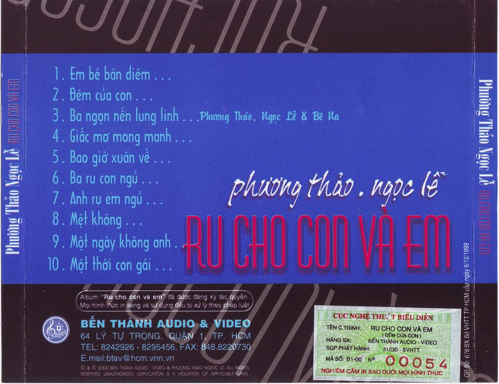 Bến Thành CD - Ru Cho Con Và Em