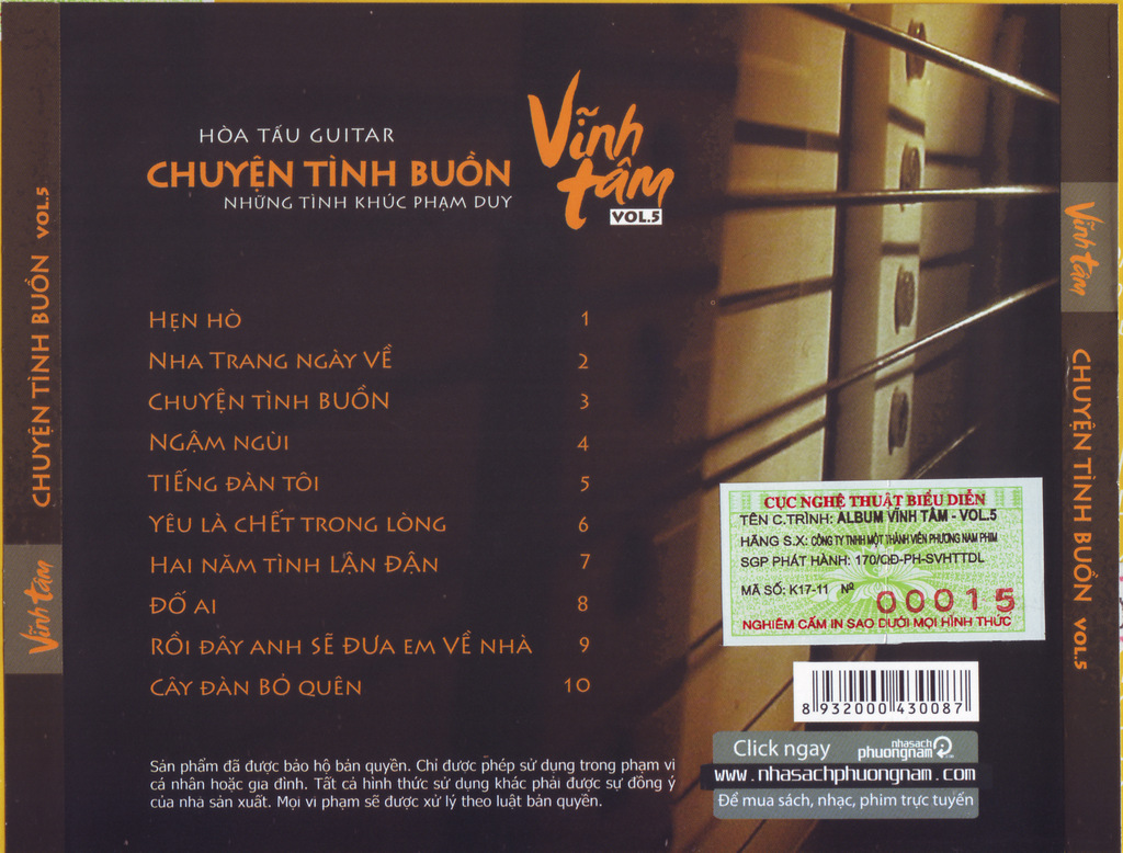 Phương Nam CD - Chuyện Tình Buồn