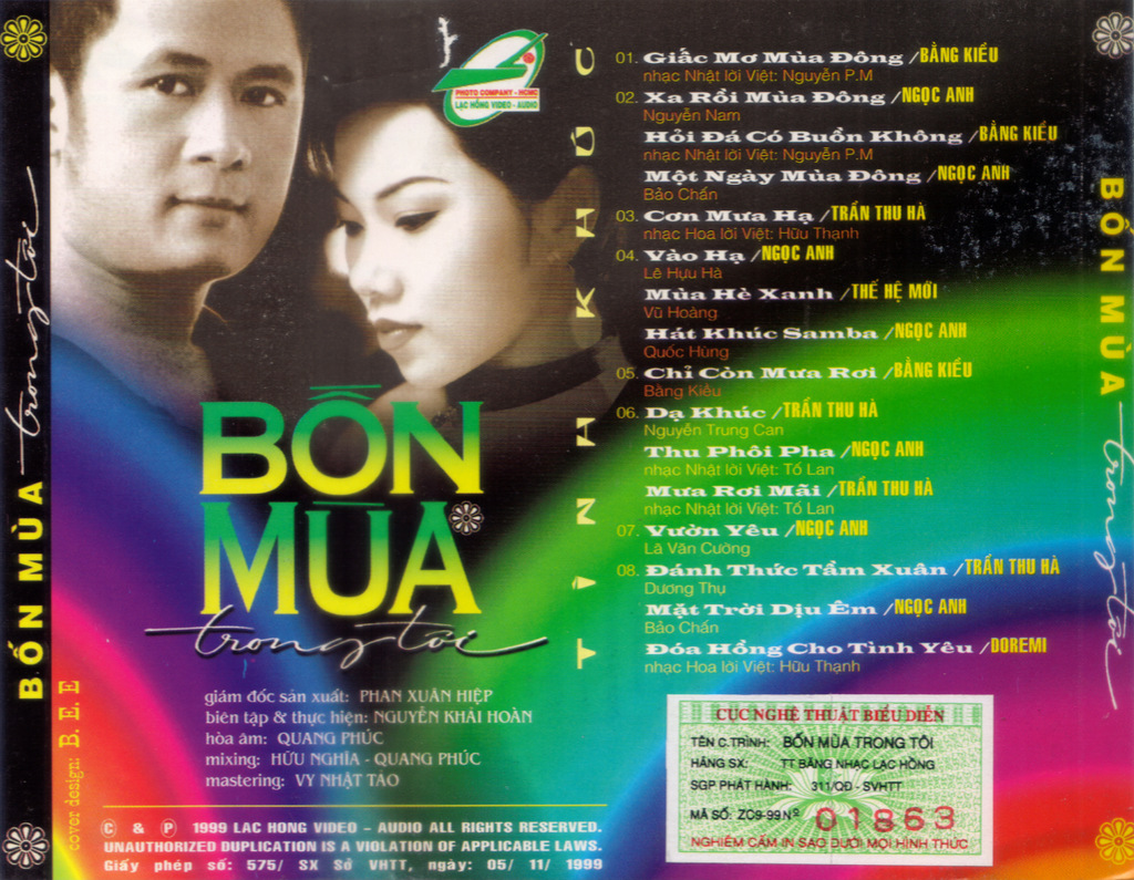 Lạc Hồng CD - Bốn Mùa Trong Tôi