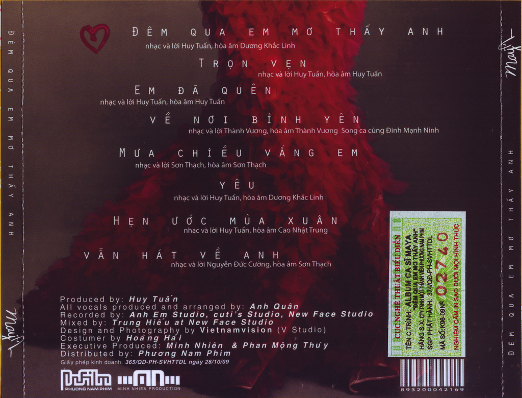 Phương Nam CD - Đêm Qua Em Mơ Thấy Anh