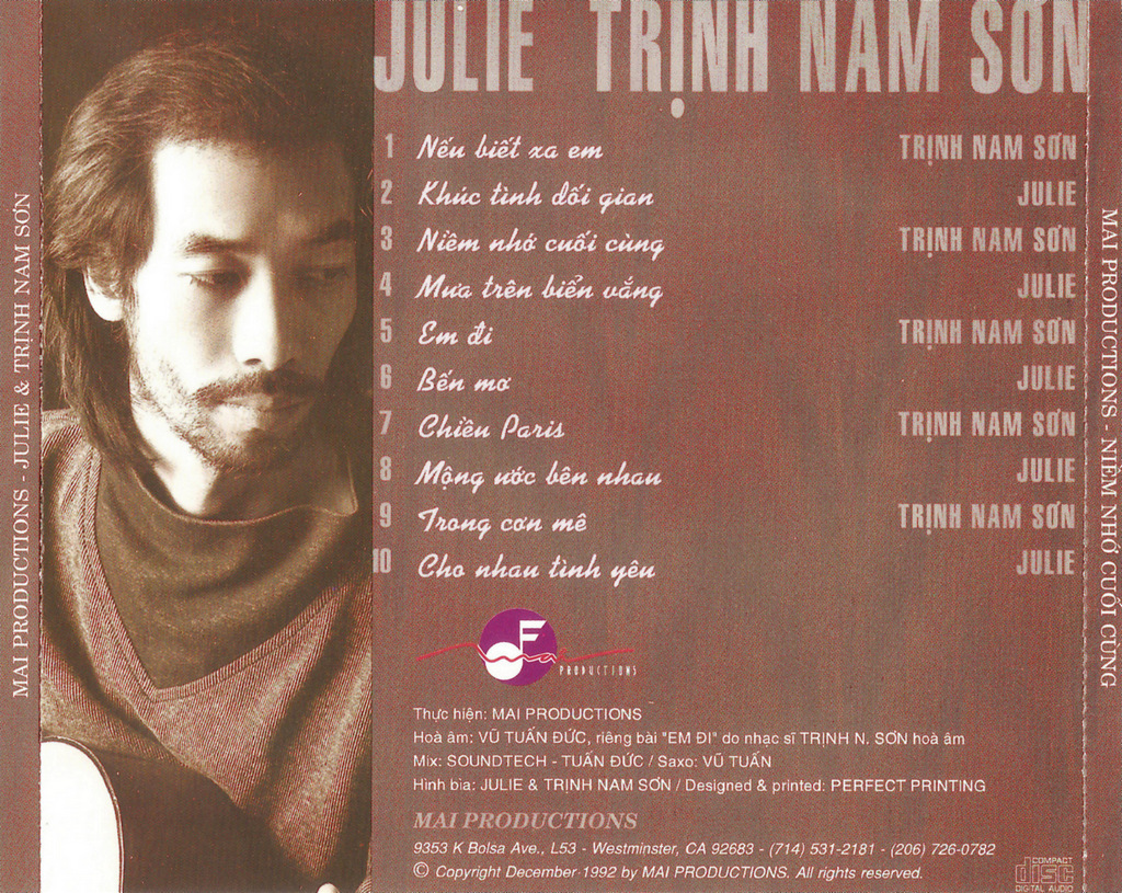 Mai CD - Niềm Nhớ Cuối Cùng