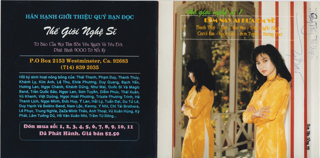 Thế Giới Nghệ Sĩ CD001 - Đêm Nay Ai Đưa Em Về