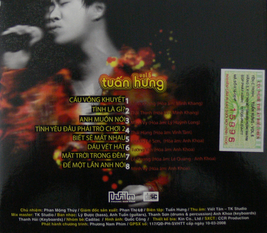 Phương Nam CD - Tuấn Hưng Vol.6