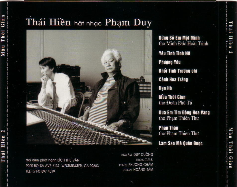 Bích Thu Vân CD - Màu Thời Gian (Thái Hiền)