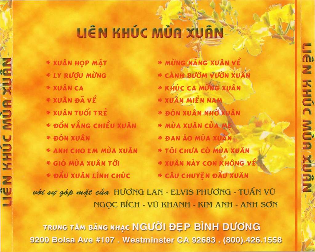 Lệ Hằng CD020 - Liên Khúc Mùa Xuân