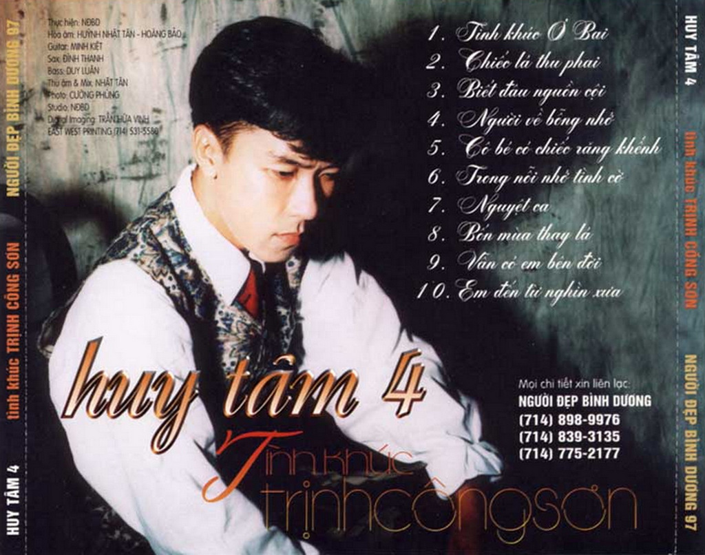 Người Đẹp Bình Dương CD - Tình Khúc Trịnh Công Sơn (Huy Tâm)