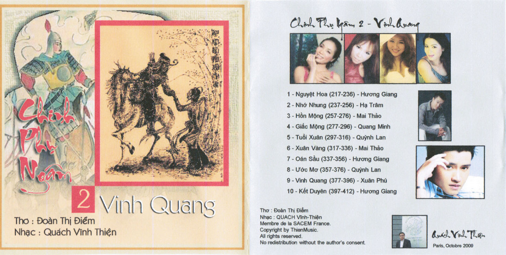 Thiên Music CD - Chinh Phụ Ngâm 2 - Vinh Quang