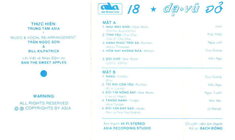 Asia CD18 - Dạ Vũ Đỏ