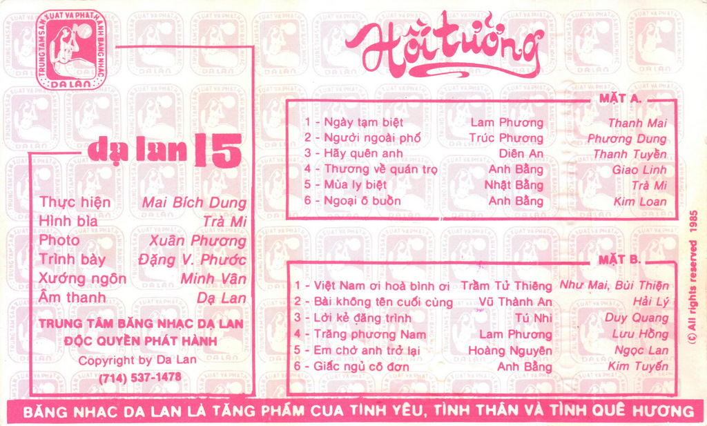 Dạ Lan 15 - Hồi Tưởng
