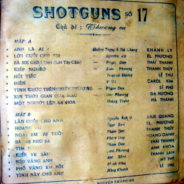 Shotguns 17 - Thương Ca