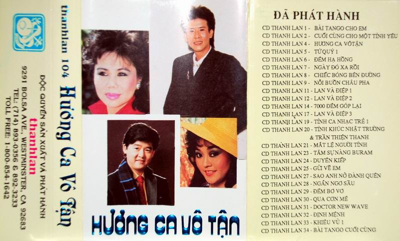 Tape Thanh Lan 104 - Hương Ca Vô Tận