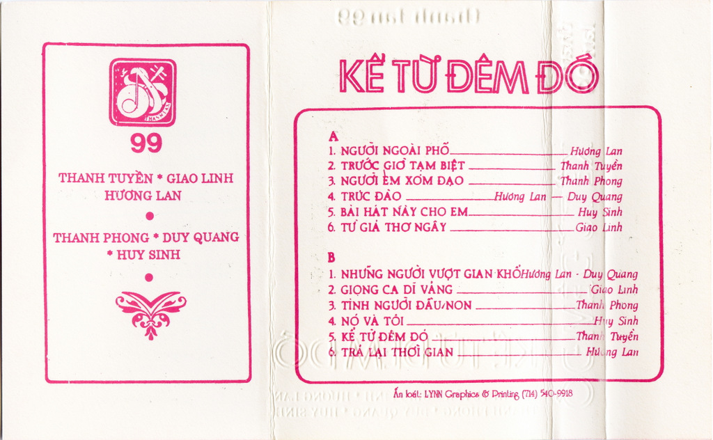Thanh Lan CS99 - Kể Từ Đêm Đó