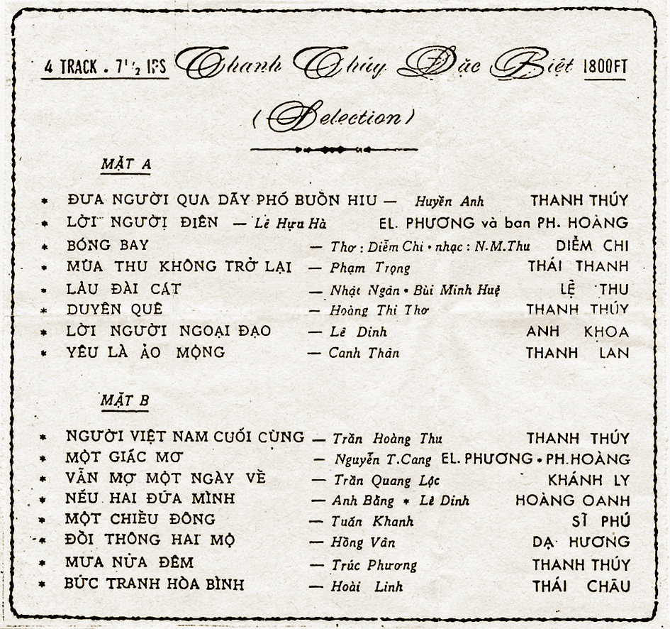 Thanh Thúy 10 - Thanh Thúy Đặc Biệt