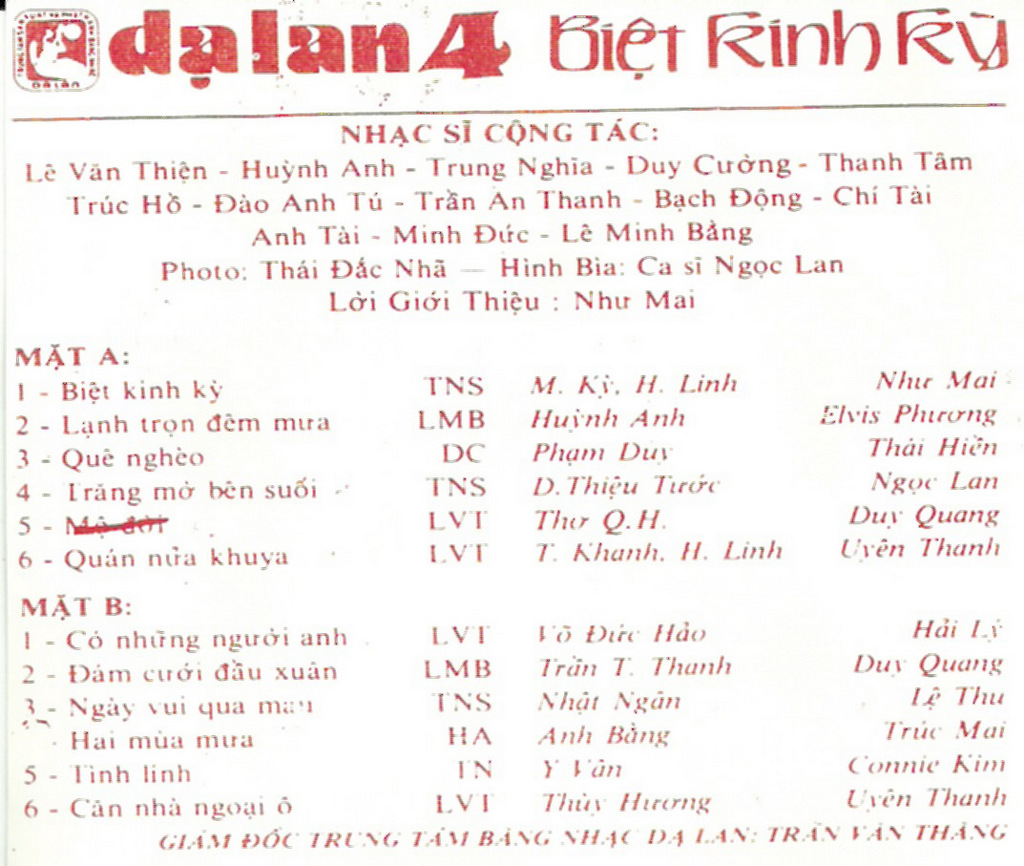 Dạ Lan 4 - Biệt Kinh Kỳ