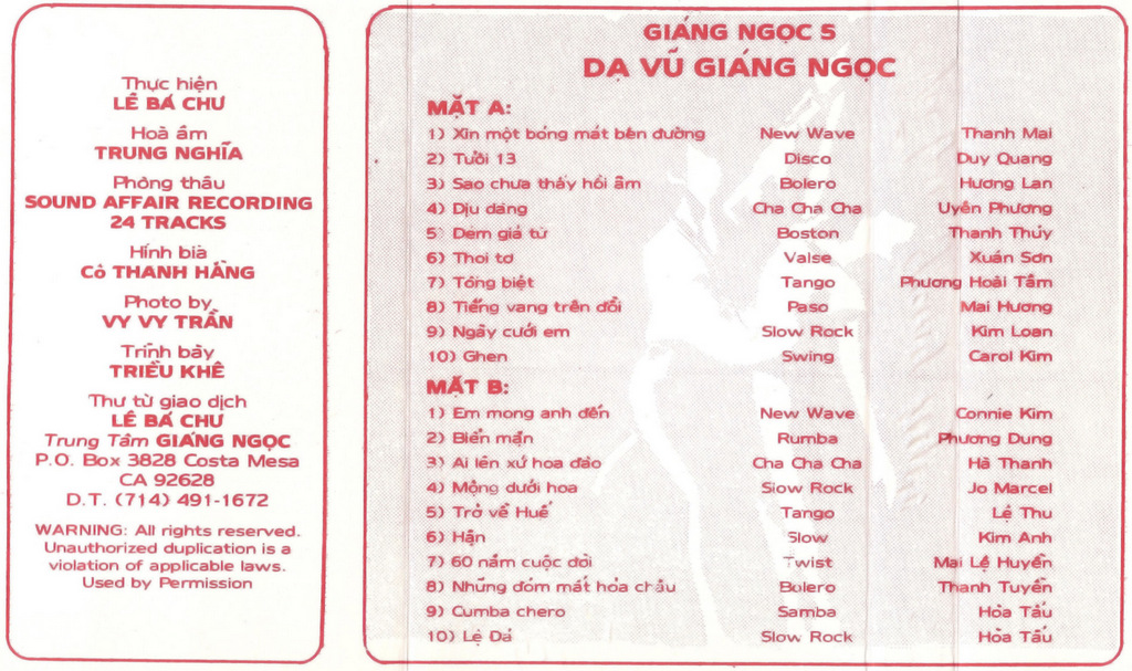 Giáng Ngọc CS05 - Dạ Vũ Giáng Ngọc