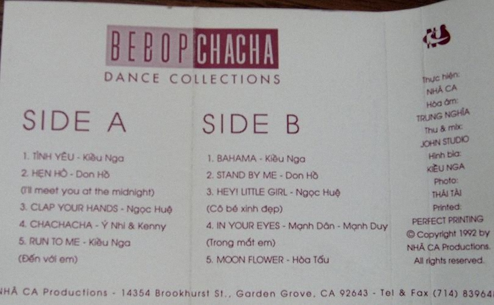 Nhã Ca 6 - Bebop Chachacha Collection