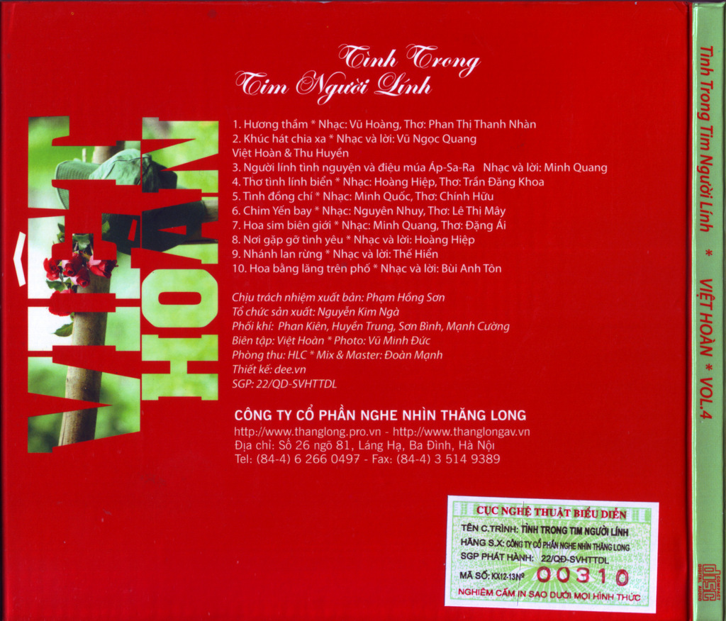 Thăng Long CD - Tình Trong Tim Người Lính