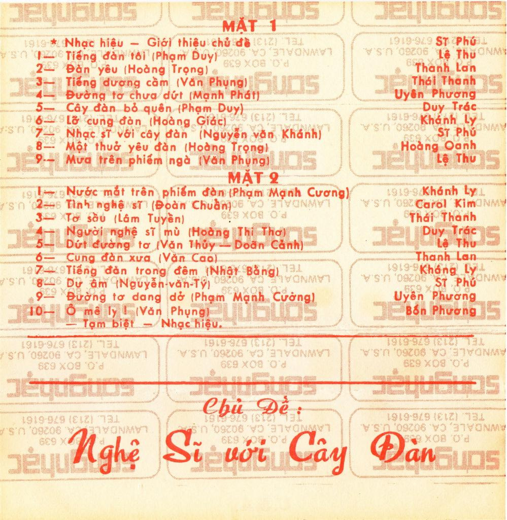 Phạm Mạnh Cương 15 - Nghệ Sĩ Với Cây Đàn