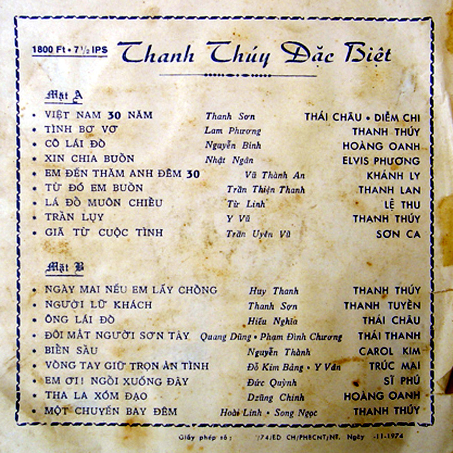 Thanh Thúy 24 - Đặc Biệt